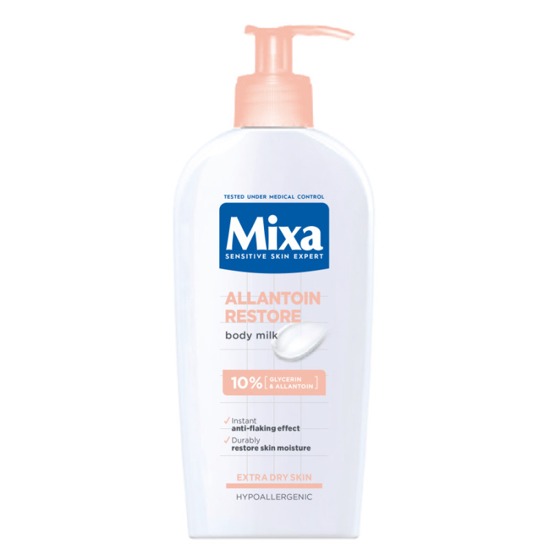 MIXA Allantoin Restore tělové mléko pro extra suchou pokožku 400 ml