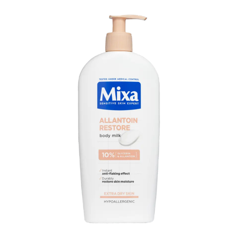 MIXA Allantoin Restore tělové mléko pro extra suchou pokožku 400 ml