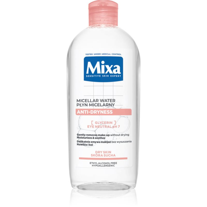 Mixa Anti-Dryness micelární voda proti vysušování pleti 400 ml