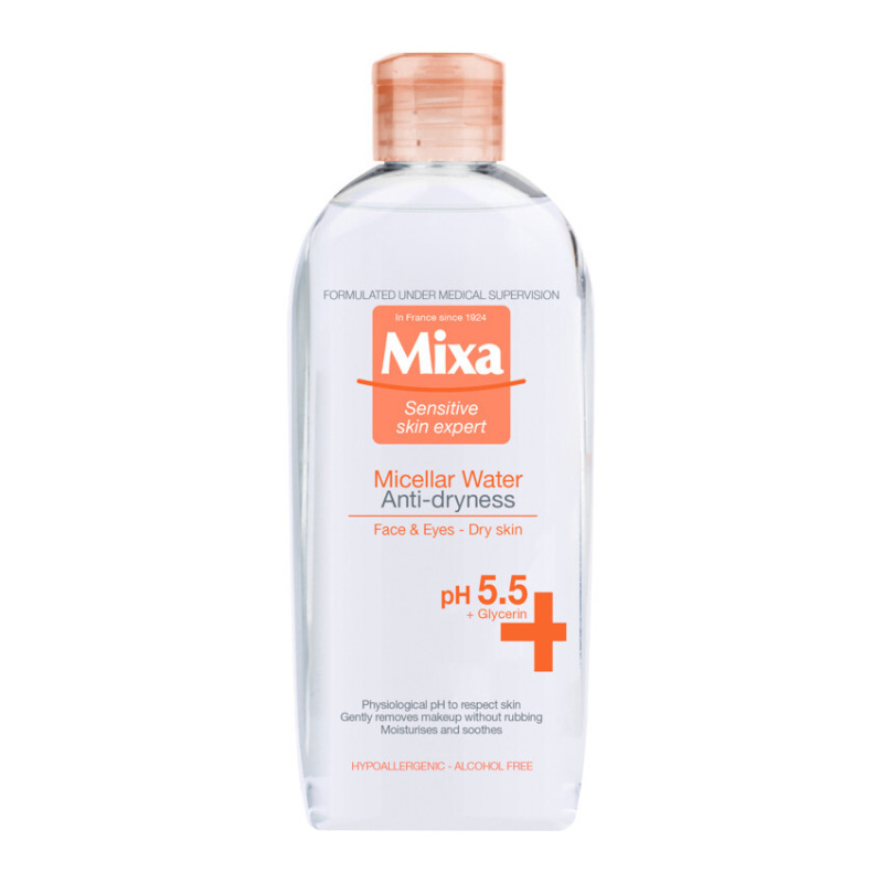 MIXA Anti-Dryness micelární voda proti vysušování pleti 400 ml