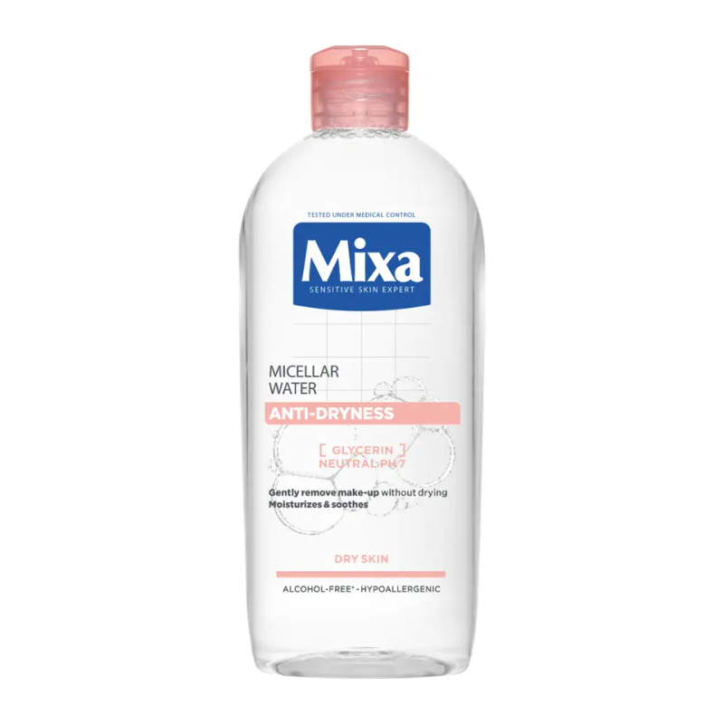 MIXA Anti-Dryness micelární voda proti vysušování pleti 400 ml