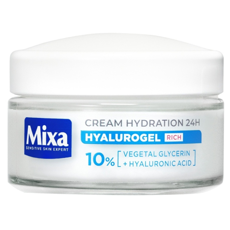 MIXA Hyalurogel Rich intenzivně hydratační denní krém s kyselinou hyaluronovou 50 ml