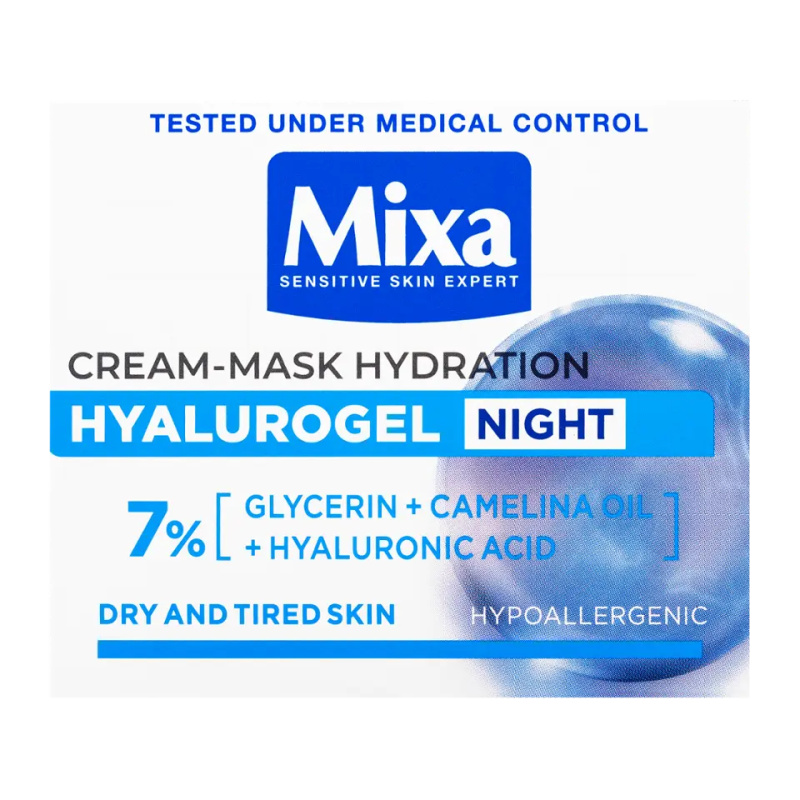 MIXA Hyalurogel Night noční krém 50 ml