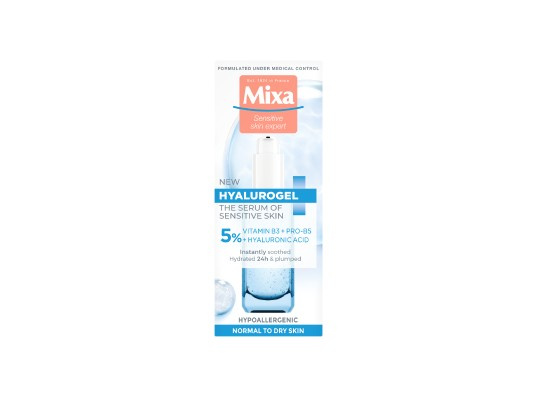 MIXA Hyalurogel Super sérum pleťové sérum pro citlivou pleť 30 ml