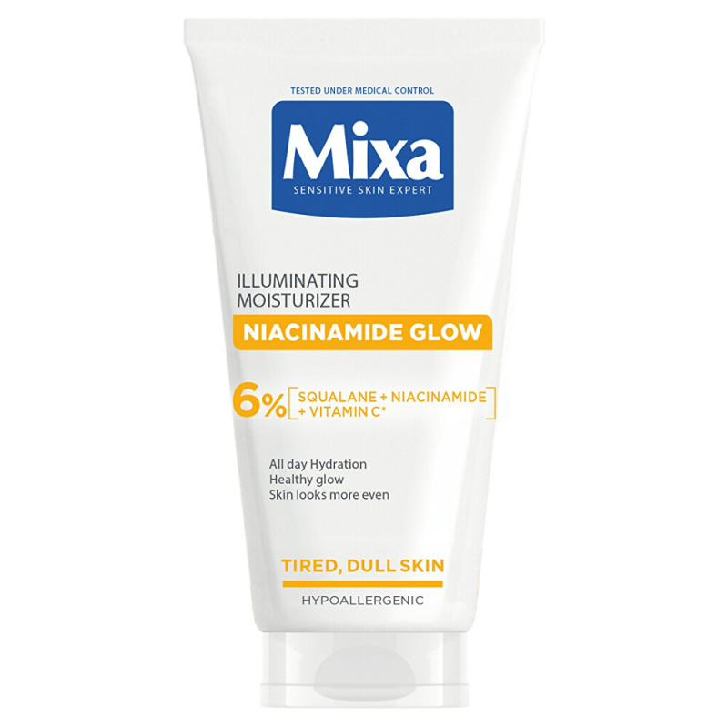 Mixa Niacinamide Glow rozjasňující krém s hydratačním účinkem 50 ml