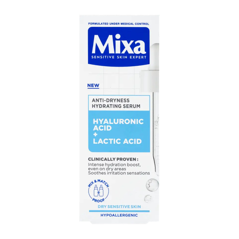 Mixa Sensitive Skin Expert zklidňující a hydratační sérum 30 ml