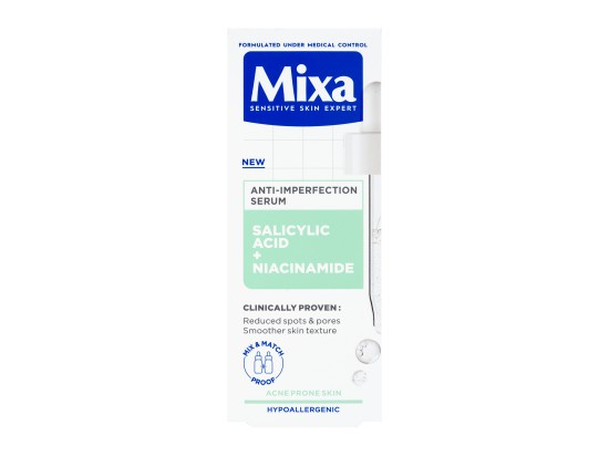 MIXA Sensitive Skin Expert sérum pro problematickou pleť, akné 30 ml
