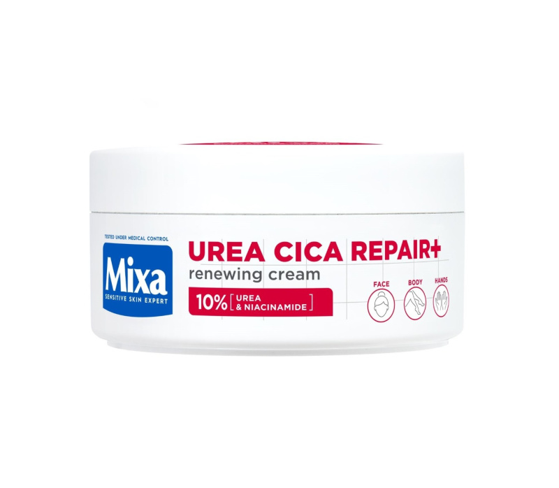 Mixa Urea Cica Repair+ regenerační tělový krém pro velmi suchou pokožku 150 ml