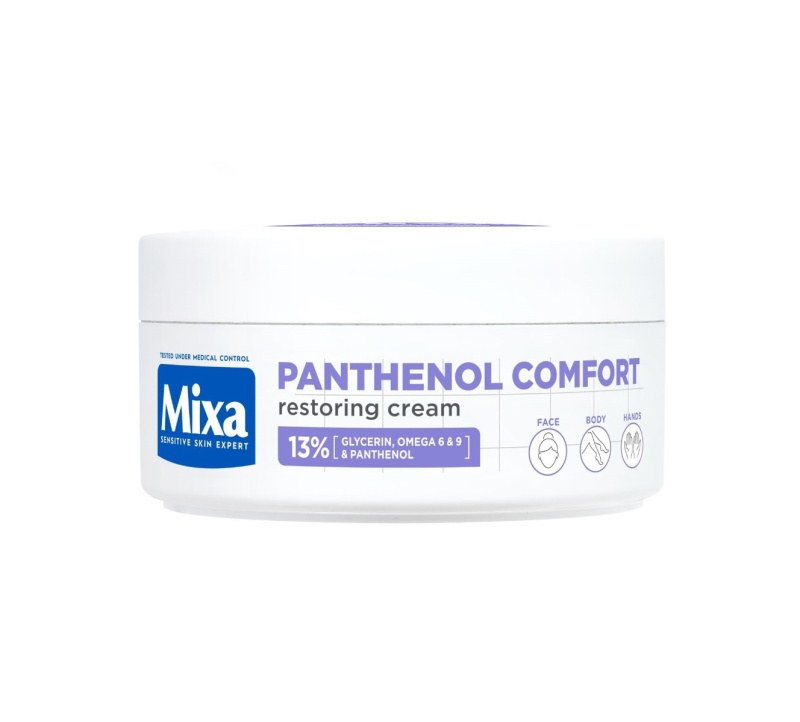 Mixa Panthenol Comfort regenerační tělový krém pro suchou až atopickou pokožku 150 ml