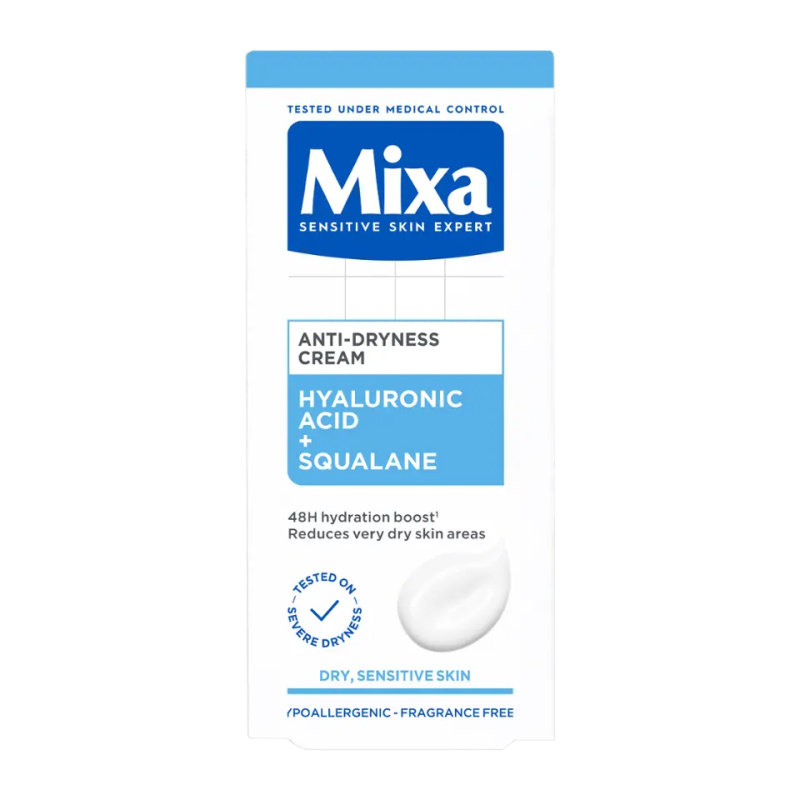 Mixa Anti-Dryness hydratační krém pro suchou pleť 50 ml