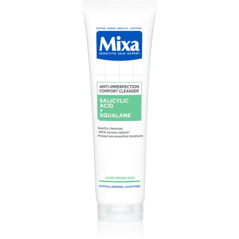 MIXA Anti-Imperfection Comfort Cleanser čisticí pleťový gel proti nedokonalostem aknózní pleti 150 ml