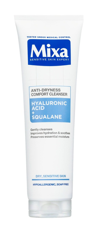 MIXA Anti-Dryness Comfort Cleanser čisticí pleťový gel proti vysoušení pokožky 150 ml