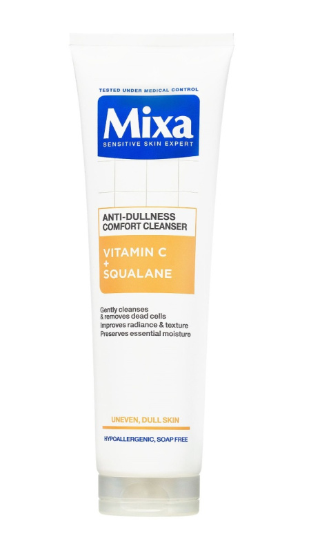 MIXA Anti-Dullness Comfort Cleanserm čisticí pleťový gel s vitaminem C 150 ml