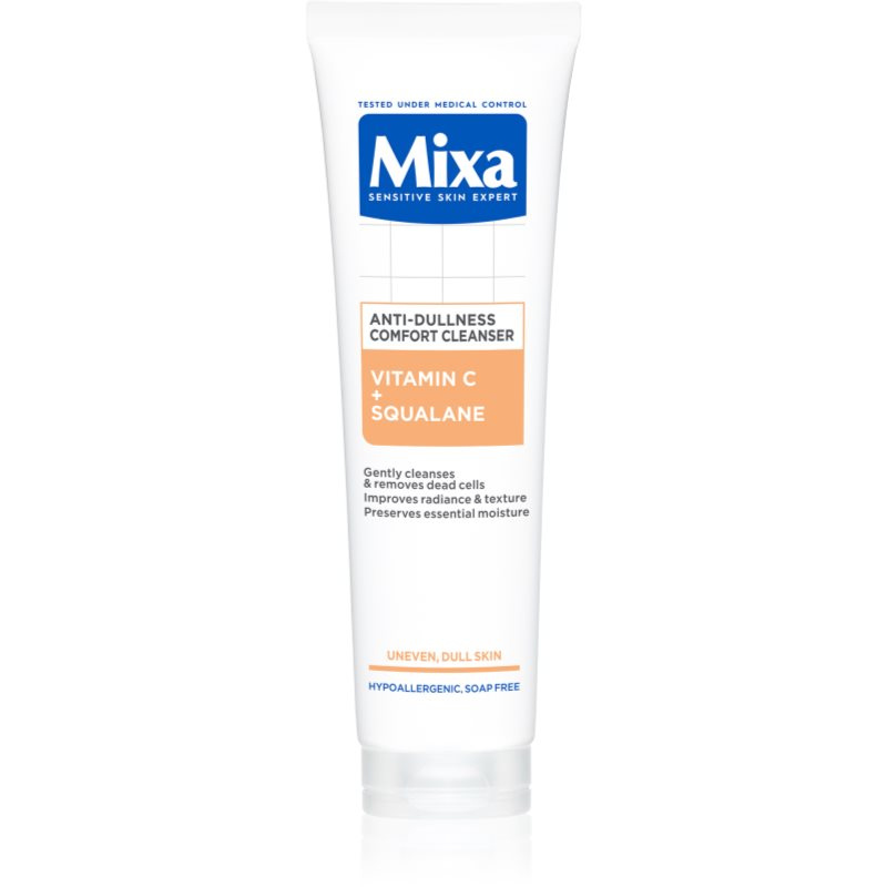 MIXA Anti-Dullness Comfort Cleanserm čisticí pleťový gel s vitaminem C 150 ml
