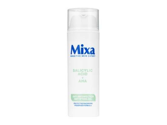 MIXA Anti-Imperfection Mattifying Gel matující gelový krém proti nedokonalostem pleti 50 ml