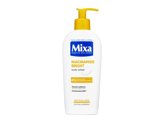 Mixa Niacinamide Bright tělové máslo s bambuckým máslem 250 ml