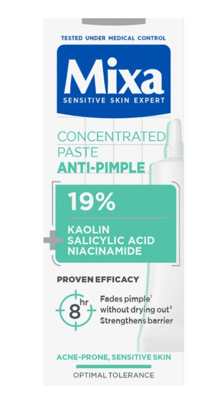 Mixa Anti-pimple Paste lokální péče proti akné 15 ml