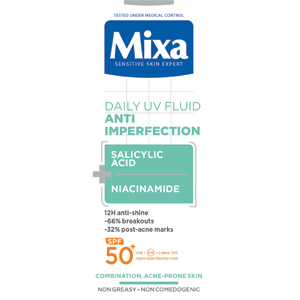 Mixa Daily UV Fluid ultra lehký ochranný fluid SPF 50+ 40 ml