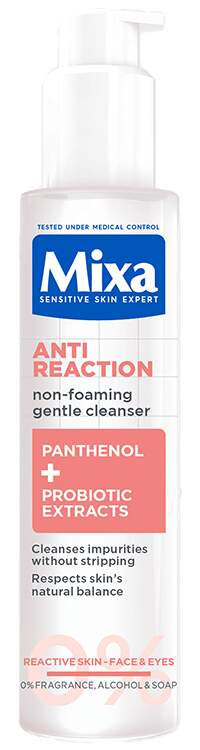 Mixa Zklidňující čisticí gel Anti-Reaction Cleanser 150 ml