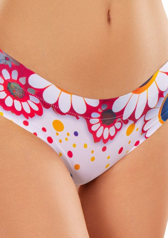 Dámské brazilky Meméme Daisy Crimson Barva: Vícebarevná, Velikost: L
