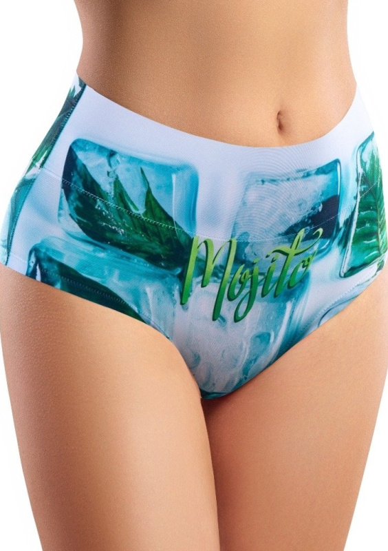 Dámské kalhotky MEMÉME Hi-briefs Mojito Barva: Vícebarevná, Velikost: M