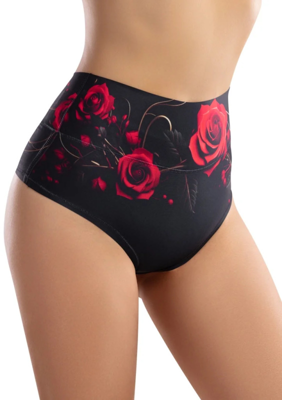 Dámské kalhotky MEMÉME Rose Red HI-briefs Barva: Vícebarevná, Velikost: S