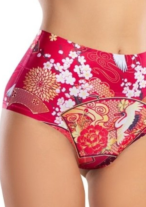 Dámské kalhotky MEMÉME Hi-briefs China Orient Magic Barva: Vícebarevná, Velikost: S