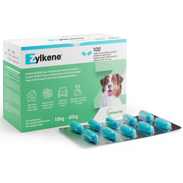 Zylkene 225mg pro stř.psy od 10 kg do 30 kg  100 kapslí