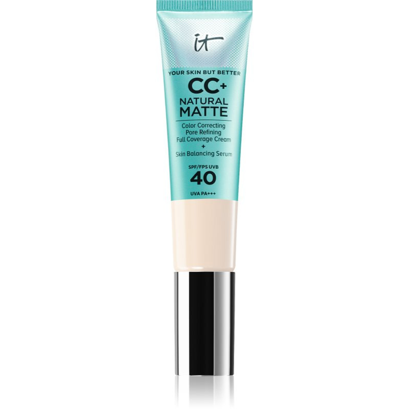 IT Cosmetics Your Skin But Better CC+ Natural Matte matující make-up SPF 40 pro ženy Fair Ivory 32 ml