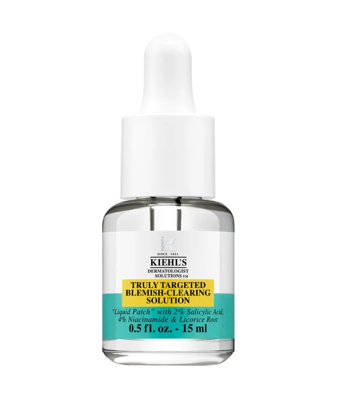 Kiehl's Dermatologist Solutions Truly Targeted Blemish-Clearing Solution sérum na aknózní pleť pro ženy 15 ml