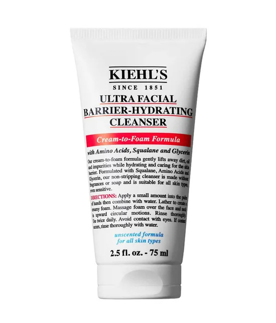 Kiehl's Ultra Facial Barrier-Hydrating Cleanser čisticí gel 75 ml