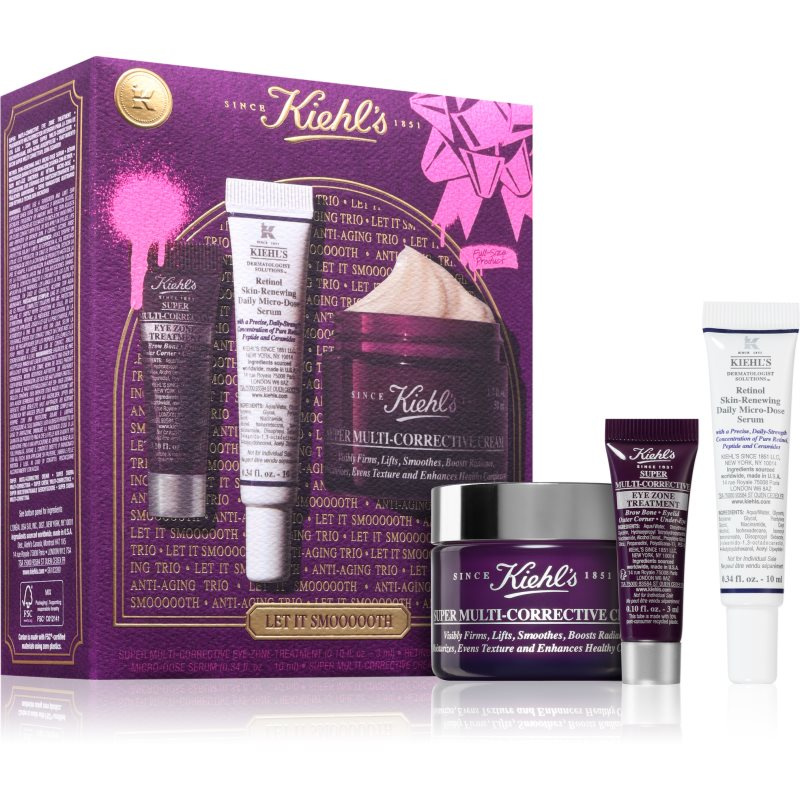 Kiehl's Let It Smoooooth dárková sada proti vráskám