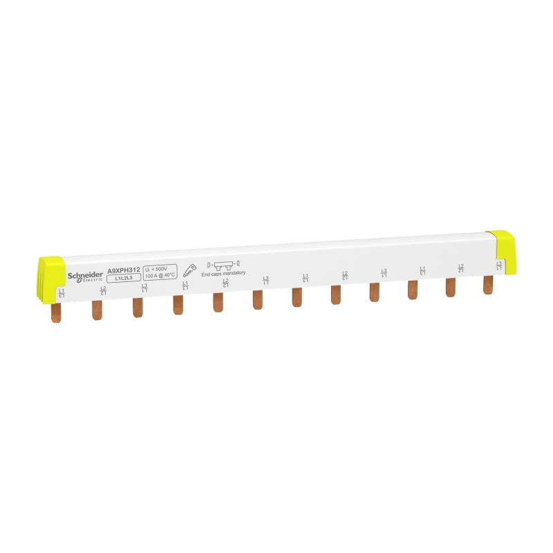 Lišta propojovací Schneider Acti 9 A9XPH312 3pól 16 mm2