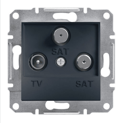 SCHN EPH3600171 Asfora - Zásuvka TV-SAT-SAT, koncová, antracit