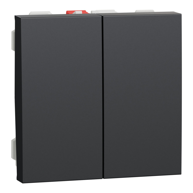 Přepínač křížový řazení 5 Schneider Electric Unica Nová 2 moduly antracit