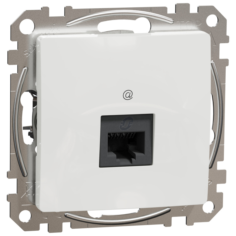 Zásuvka datová Schneider Sedna Design CAT5e 1× RJ45 UTP nestíněná bílá