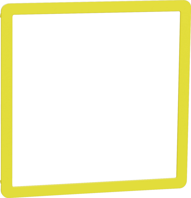Rámeček dekorativní Schneider Electric Unica Nová Studio Outline jednonásobný yellow