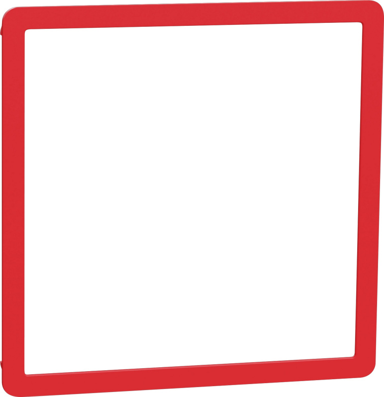 Rámeček dekorativní Schneider Electric Unica Nová Studio Outline jednonásobný red