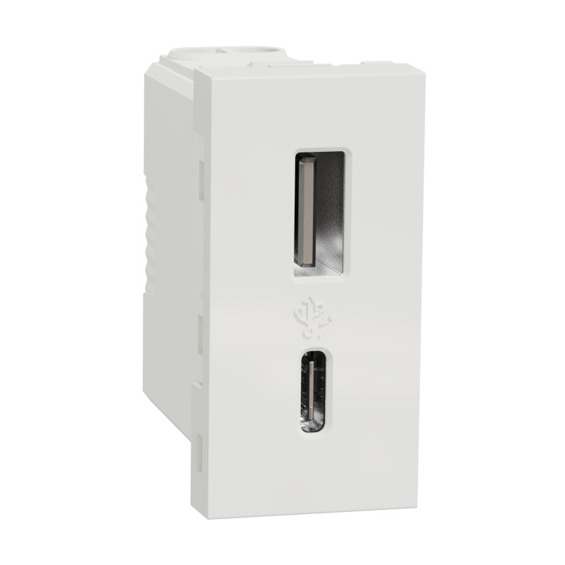 SCHN NU301618 Nabíjecí USB konektor A+C 2.4A, 1M, Bíl