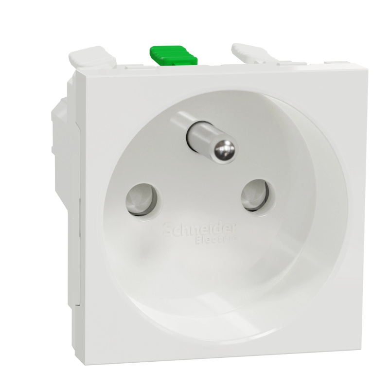 Zásuvka 230 V jednonásobná Schneider Electric Unica Nová bílá