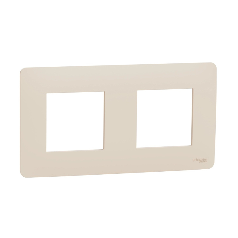Schneider Electric Krycí rámeček 2-násobný Unica Studio, béžová