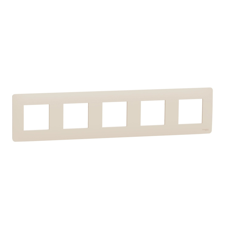 Schneider Electric Krycí rámeček 5-násobný Unica Studio, béžová