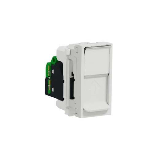 Zásuvka datová Schneider Unica Nová CAT5e 1× RJ45 1 modul bílá
