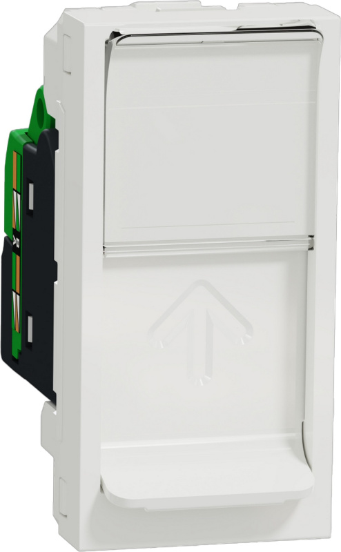 Zásuvka datová Schneider Unica Nová CAT6 1× RJ45 1 modul bílá