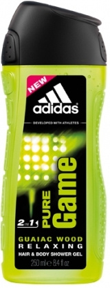 ADIDAS Pure Game Relaxing 3v1 sprchový gel 250 ml