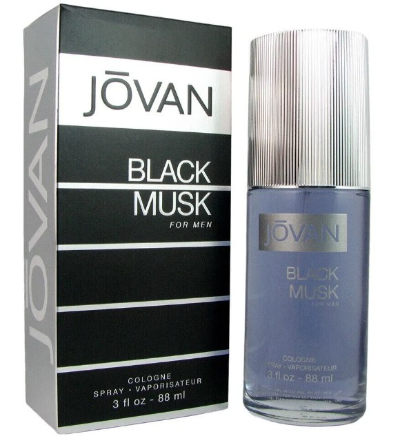 Jovan Black Musk kolínská voda pro muže 88 ml