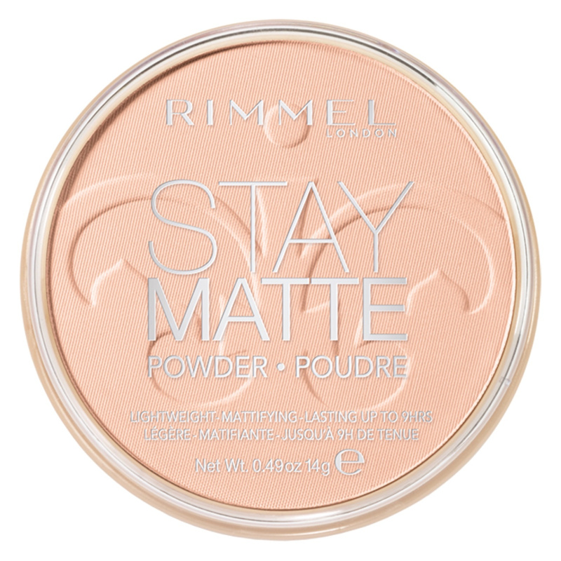 Rimmel Stay Matte pudr odstín 002 Pink Blossom 14 g
