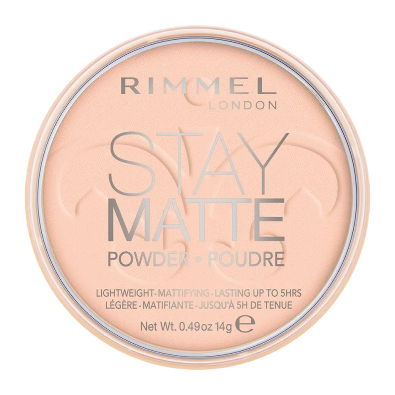 Rimmel Stay Matte pudr odstín 002 Pink Blossom 14 g