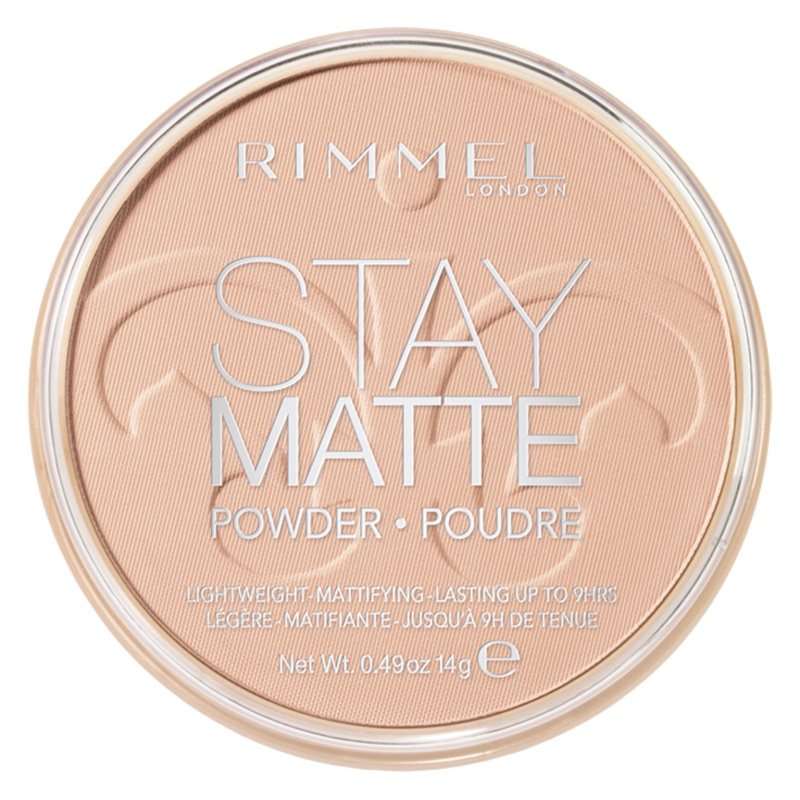 Rimmel Stay Matte pudr odstín 003 Peach Glow 14 g