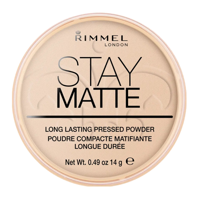 Rimmel Stay Matte pudr odstín 003 Peach Glow 14 g